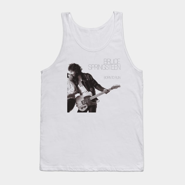 Bruce Springsteen Born to Run Tank Top by PUBLIC BURNING